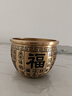 上善若水黄铜百福铜缸全聚宝盆摆件马年吉祥铜器铜聚财缸摆件全黄铜米缸 一缸金【百福如意铜缸】中大号 480g 实拍图