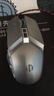 英菲克（INPHIC）W2 有线鼠标 游戏鼠标 轻音鼠标 金属机械风USB外接绝地求生吃鸡宏定义 金属灰 实拍图