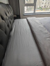 富安娜全棉床笠罩单件 纯棉床单床罩隔脏床垫保护套 可水洗床罩高26cm 【长绒棉热销款】灰色 1.8米床 180cm*200cm 实拍图
