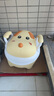 小哈伦儿童马桶宝宝坐便器婴幼儿尿盆小孩坐便器小便器双软垫柠黄0-6岁 实拍图