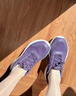 足力健中老年健步轻便软底送妈妈休闲散步鞋2431369J紫-女 38 实拍图