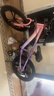 凤凰山地自行车男女变速山地车碟刹青少年儿童自行车学生单车 星际 粉紫【变速+三刀轮】 20寸【适合125-160cm】 实拍图