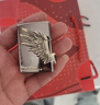 ZIPPO打火机之宝防风煤油 爱情之翼-黑冰 爱情礼盒生日礼物 含油套装 实拍图