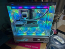 瓦尔基里（VALKYRIE）VK03 WHITE 白色 ATX 游戏电脑台式机箱 支持360水冷 6.2吋触摸屏 270°海景房 实拍图