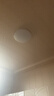 松下（Panasonic）全光谱LED护眼吸顶灯客厅卧室灯具书房灯具可调光厨房圆灯儿童房 36W-全光谱 银边素白HHXN4038L 实拍图