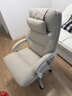 京东京造Z8老板椅真皮椅躺椅 人体工学椅办公椅子电脑椅 头层牛皮 奶咖白 实拍图