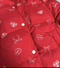 巴拉巴拉童装儿童羽绒服女童2025新款春装红色拜年服甜美外套大童新年衣服 实拍图