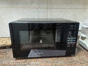 松下（Panasonic）微波炉烤箱家用多功能转盘式迷你小型微烤一体机智能菜单一键加热解冻20升容量GT30 20升800W|按键操控|黑色GT30 实拍图