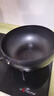 京严正宗章丘大肚铁锅家用炒菜锅无涂层不粘锅电磁炉燃气灶专用已开锅 【三次开锅发货】适用3-8人 28cm 【山东老字号铁锅技术｜百年传承】 实拍图