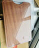 双枪乌金檀菜板 百年龄整木砧案板家用切菜食品抗菌防霉实木40*27*2.5 实拍图