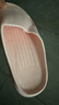 【踩屎感居家拖鞋】浴室男女拖鞋轻便防滑居家凉拖鞋鞋子男 粉红色 38-39 实拍图