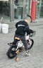 永久（FOREVER）儿童自行车男女款小孩单车可折叠脚踏车4-6-8-10岁辅助轮14寸橙色 实拍图