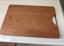 京东京造 菜板 砧案板切菜实木家用双面抗菌【乌檀整木】加厚 50*35*3cm 实拍图