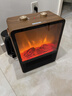WeWarm【UV除菌99.9%】壁炉取暖器家用暖风机仿真炭火电暖器室内外大面积速热冷暖风机轻音节能1908NUV 实拍图