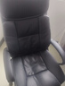 得力（deli）真头层牛皮老板椅 三段式靠背带脚托可躺午休椅 头枕可拆卸 91020 实拍图