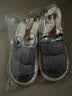 洁丽雅防水棉拖鞋男士秋冬季室内居家防滑保暖厚底踩屎感加绒全包棉鞋女 灰色【防水羽绒布，耐赃易清洗】 42-43 (适合41-42) 实拍图