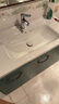 波彼（BOBI）台盆陶瓷一体盆洗手盆单盆阳台浴室柜卫生间半嵌入洗脸面盆池定制 【100*48CM】盆+弹跳下水+防臭管 实拍图