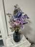 京东鲜花莫奈花园假花仿真花摆设紫色装饰花束乔迁轻奢高级感拍照道具高档 实拍图