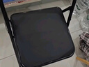 【京喜甄选】电脑椅折叠椅可折叠座椅工学椅凳子便携会议椅座椅 升级加固【黑皮黑架】 实拍图
