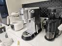 德龙（Delonghi）咖啡机 意式半自动 家用咖啡机美式 金属机身 稳定15Bar泵压高端 纤巧简洁设计自动停流技术 EC885 .M星空银 即时加热系统 专业蒸汽细杆 防滴漏设计 实拍图