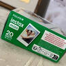 富士（FUJIFILM）instax 拍立得三寸相纸/彩边适用于mini9/11/12/evo/wide五寸相纸 生日礼物 送礼奖品 女生礼物 mini相纸 20张（现货） 实拍图