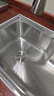 华帝（VATTI）厨房水槽S1 大单槽水槽洗菜盆一体盆304不锈钢洗碗池台上中下安装 实拍图