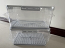 佳帮手冰箱收纳盒保鲜盒食品级密封大容量水果蔬菜鸡蛋泡菜盒7.5L2只装 实拍图