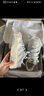 FILA 斐乐官方女鞋ROSETTA摩登板鞋春新款斑斓鞋运动鞋休闲鞋 白中白/南极灰-BA 37.5 实拍图