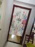 迪茵门帘布艺隔断帘装饰帘子卫生间免打孔布帘 分片可爱兔兔85*150cm 实拍图