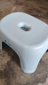 换鞋凳小凳子座椅小板凳可叠放加厚塑料凳高级感儿童学生寝室矮凳 天蓝色1个 实拍图