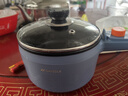 耐高温锅盖钢化玻璃盖不锈钢炒锅平底锅通用透明加厚奶锅G形盖子 钢化玻璃锅盖 0cm 内直径16CM 实拍图