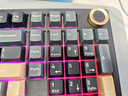京东京造JZ990Pro三模无线蓝牙有线办公游戏键盘电竞PBT键帽RGB送男友独立数字区续航外设机械键盘鎏金黑 实拍图