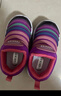 ABC KIDS毛毛虫童鞋秋冬男女童鞋轻便软底中小童宝宝鞋一脚蹬休闲运动鞋潮 玫红/紫(春秋) 28 码适合脚长约16.5cm 实拍图
