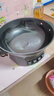 奥克斯（AUX）电炒锅铸铁无涂层一体多功能插电锅炒菜专用物理不粘电热锅大容量炖蒸煮煎电蒸锅家用电锅电火锅 标准款-32CM无笼【推荐3-5人】5L 实拍图