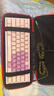 Wooting60HEv2磁轴键盘pcb满改wootingHE+键盘正品铝厂三角洲打瓦罗兰特CSGO键盘八宝轴磁玉轴职业赛键盘 60HE V2满改鼓动版【粉水晶粉蝶心】 实拍图