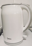 美的（Midea）电水壶电热水壶食品级304/316L不锈钢家用双层防烫烧水壶 1.7L大容量热水壶开水壶煮茶壶 1.7L 【速沸I防烫】安全防干烧 实拍图