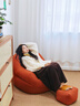 MODX懒人沙发豆袋单人可睡觉可躺卧人类狗窝阳台椅子客厅小沙发睡觉窝 米白色【环保颗粒款】透气灯芯绒 标准版 实拍图