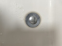 潜水艇（Submarine）CQ-32铜镀铬面盆弹跳下水器洗手盆漏水塞子过滤头发杂物小蘑菇头 实拍图