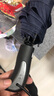天堂 全自动雨伞三折 10骨加固一键开收易甩干简约晴雨伞 藏青 实拍图