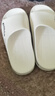 回力厚底防滑男女士凉拖室内外穿软底洗澡浴室拖鞋HL0212白色40-41 实拍图