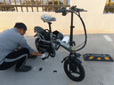 新日（Sunra）新国标折叠电动自行车铝合金代驾电动车锂电池助力电瓶车超长续航迷你小型男女士代步 豪华16减震/A品电芯/30A/90km 实拍图