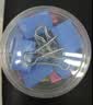 得力（deli）24只41mm彩色长尾夹票夹 2#大号金属燕尾夹票据文件夹子 办公用品 24只/筒 8552 实拍图