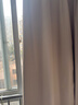 铭聚布艺（MINGJU）窗帘 全遮光窗帘成品窗帘布遮阳帘涤塔夫奶油色挂钩式2.0*2.4单片 实拍图