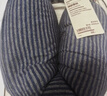 MUJI【自营限定】舒适颈部靠枕-蓝灰条纹 u型枕颈枕飞机旅行枕脖枕 实拍图