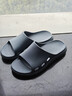 京东京造【3.5cm踩屎感】eva厚底拖鞋男士防臭休闲凉拖鞋 碳灰 42-43 实拍图