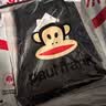 大嘴猴（paul frank）牛仔裤男士春夏季美式复古裤子男宽松休闲裤男裤 黑色 2XL 实拍图