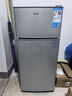 志高（CHIGO）小冰箱迷你小型家用冷藏冷冻两用宿舍出租房用双门办公室电冰箱节能省电 【一级能效】82L银色【全国联保丨节能省电】 实拍图