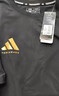 阿迪达斯（adidas）T恤男夏季运动透气轻薄宽松棉短袖  【棉质】黑/金 3XL 实拍图