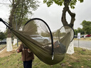 尚烤佳（Suncojia）防蚊吊床户外成人休闲防蚊透气双人加宽加厚防侧翻降落伞布吊床 实拍图