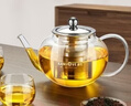 金灶（KAMJOVE） 玻璃泡茶壶耐高温304不锈钢过滤花茶壶飘逸杯煮茶壶简约式茶艺壶 A-08【800ml】 实拍图